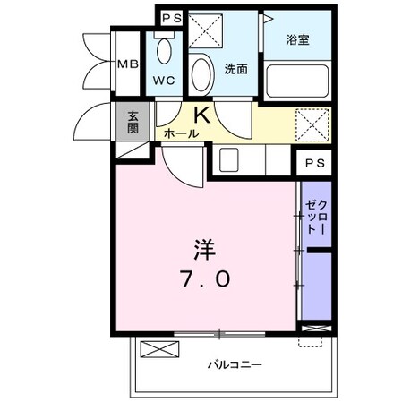 クレール　パルの物件間取画像